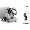 Rocket Espresso R 58 Cinquantotto + Eureka Helios 75, white