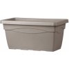 Nohel Garden Truhlík CASSETTONE TERA plastový hnědo šedý 100x40x38cm