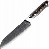 IZMAEL Damaškový kuchynský nôž Wakana Santoku 17.8 cm