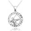 MINET Minet Strieborny náhrdelník Zodiac JMAS94, Znamenie zverokruhu Strelec
