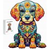 PUZZLE DREVENÉ PRE DETI A DOSPELÝCH 127 DIELIKOV PES DARČEK PRE DETI