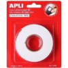 APLI 3D Lepiaca páska obojstranná 19 mm x 2,28 m biela