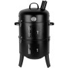 Gril Strend Pro Smoker, BBQ, na drevené uhlie, 3v1 grilovanie, údenie a vodné údenie, 440x780 mm