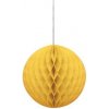 Papierová guľa žltá 20cm