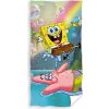 Carbotex Bavlnená osuška 70 x 140 cm Sponge Bob Vodotrysk