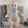 Nafukovací kostým - Dieťa (Novorodenec) maskot Chlapca s ventilátorom