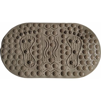 Modom Masážna protišmyková podložka do kúpeľne s magnetmi béžová - 70x39 cm