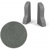 AP35 koncovka L+P k lište TYP 08 ACARA, PVC Cement grey, 1 pár