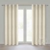 Záves NERISA na krúžkoch 140x250cm tmavý krémový