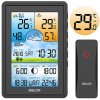 BALDR Meteorologická stanica s displejom BD-906 čierna