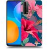 Picasee silikónový čierny obal pre Huawei P Smart 2021 - Hibiscus