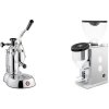La Pavoni Stradivari Lusso + Rocket Espresso FAUSTINO 3.1, white