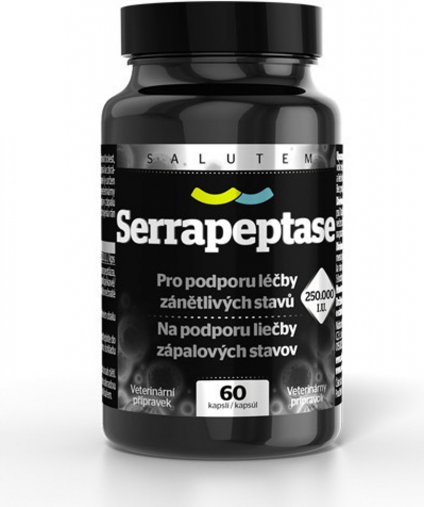 Serrapeptase 250 000 I.U. SALUTEM 60 kapsúl