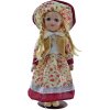 HOME Porcelánová bábika Bordová čiapočka 31 cm