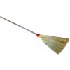Metla ciroková BAUPRO priemyselná, drevená násada 90cm, 5x šitá