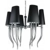 Azzardo Azzardo AZ1390 - Luster na reťazi DIABLO 12xE14/11W/230V čierna AZ1390 + záruka 3 roky zadarmo