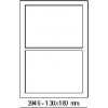 CDRmarket ETR01003945A4100 samolepiace etikety 180 x 130 mm, 2 etikety, A4, 100 listů, biela
