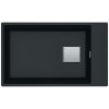 Franke KNG 110-62 onyx 125.0512.515 - Kuchynský drez, 760x460,bez sifónu,e.click, onyx