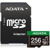 Adata Speed Plus/Micro SD/256GB/UHS-I U3 / Class 10/+ Adaptér UD256GUI3V30A2SP-RA1