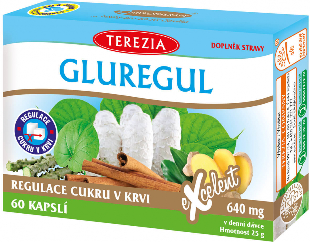 Terezia Gluregul 640 mg 60 kapsúl