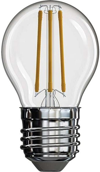 Emos LED žiarovka Filament Mini Globe 3,4 W E27 teplá biela