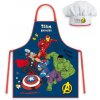 Detská zástera s kuchárskou čiapkou Marvel Avengers II