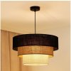 Brilagi Brilagi - Luster na lanku ASPEN LUNETA 1xE27/15W/230V pr. 45 čierna/béžová/krémová BG1115 + záruka 3 roky zadarmo + záruka 3 roky zadarmo