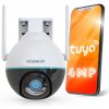 Kamera IP EasyCam obrotowa zewnętrzna WiFi Tuya 4MP 4x zoom EC-4PT4L