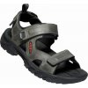 Keen Targhee III Open Toe Sandal M grey/black pánské kožené outdoorové sandály