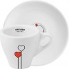 Ascaso šálka s podšálkou 200 ml, love (set 6 ks)