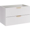 Comad Aster White skrinka 80x45.6x50 cm závesná kúpeľňová skrinka pod umývadlo biela ASTER WHITE 82-80-46-2S