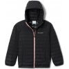 Detská Prešívaná bunda COLUMBIA POWDER LITE GIRLS HOODED JACKET 1802931013 – Čierna