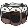 Ohrádka pre psa/mačku 91x91x58cm - hnedá
