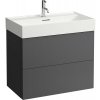 Laufen Skříňka pod umyvadlo, 2 zásuvky, pro umyvadlo H810336, H4075920336401 Varianta: Břidlicově šedá