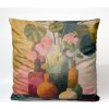 Takoy Zamatová obliečka na vankúš 45x45 maľovany obraz kvetov 2-HT-00289 | 45 x 45 cm