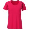 James & Nicholson (Daiber) Dámske funkčné tričko JN495 - Jasnoružová / titánová | 2XL
