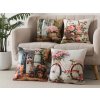 XPOSE® Set obliečok na vankúš DEDINA (digitálna tlač) 43x43 cm - set 4 ks, Bavlna