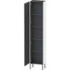 Duravit L-Cube skrinka 40x24.3x176 cm bočné závesné biela LC1170L2222
