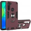 Kryt Magnetic Armor na Motorola Moto G8 Power - vínová