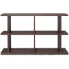 Ferm Living Knižnica Kona Bookcase 2x2 – tmavý morený dub