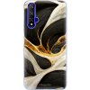 Odolné silikónové puzdro iSaprio - Black and Gold - Huawei Honor 20