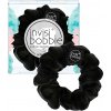 Ozdobná špirálová gumička Invisibobble Sprunchie True Black - čierna (IB-SP-HP10001)