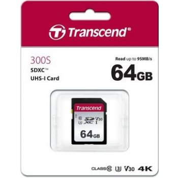 Transcend SDXC 64GB UHS-I U3 TS64GSDC300S