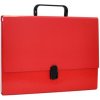 Aktovka s držadlom Office Products na dokumenty A4 červená