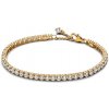 Pandora Tenisový pozlátený náramok so zirkónmi Timeless Shine 561469C01 16 cm