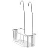 AQUALINE 37006 Chrom line polica do sprchy závesná, na batériu, strieborná