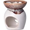 Emocio Aroma lampa keramická bielo-hnedá 82 x 96 mm