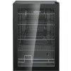 Bomann KSG 7290 schwarz Glastürkühlschrank 84,5cm