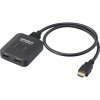 SpeaKa Professional SP-HDMIBS-100 2 porty Prepínač HDMI pripravené pre Ultra HD, možné použiť obojstranne 7680 x 4320 Pixel; SP-13456272