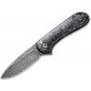 Civivi Elementum C907C-DS2 Silvery Shred Carbon Fiber Damascus